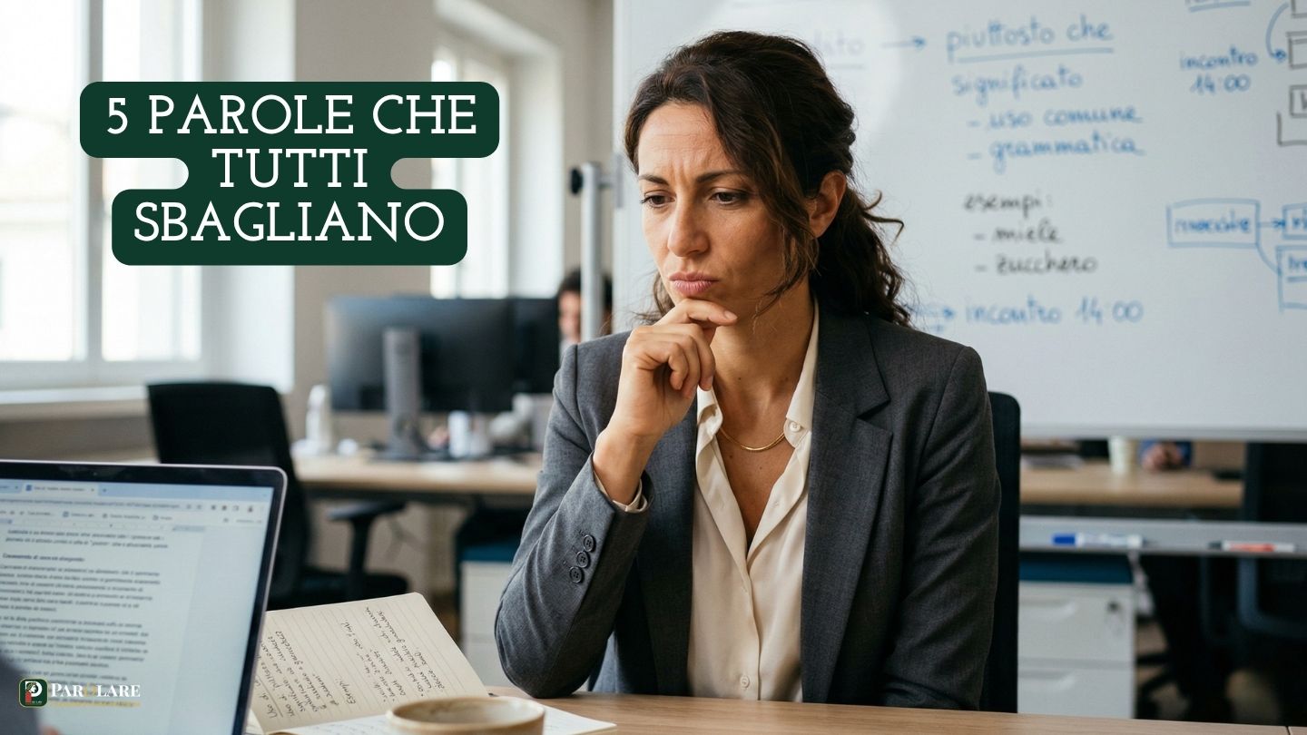 5 parole italiane che tutti sbagliano