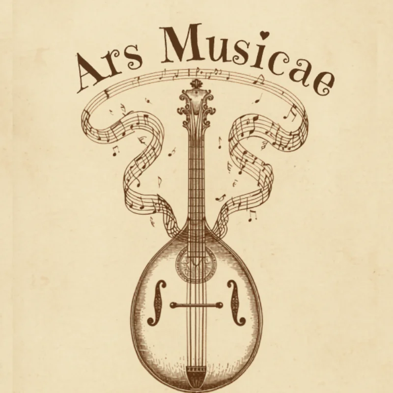 Illustrazione rinascimentale: musicista con liuto